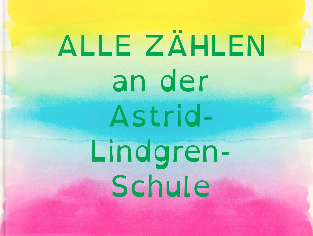 Alle zählen an der ALS!